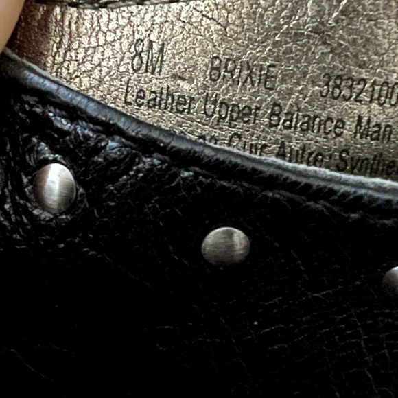 Naturalized N5 Comfort Platform Black Heels with Stud Detail size 8 - Picture 7 of 9